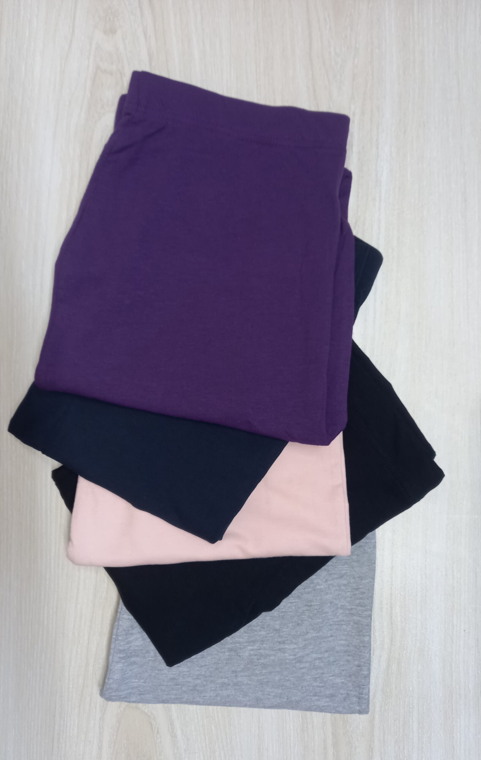 Pack of 1 Pcs ( Grey Color) Women Basic Solid Color Cotton Full Length Leggings - Image 3