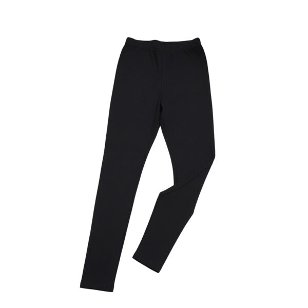Pack of 1 Pcs ( Black ) Women's Basic Solid Color Cotton Full Length Leggings