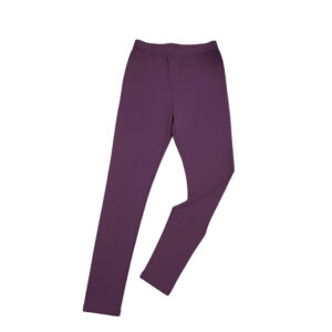 Pack of 1 Pcs ( Purple ) Women Basic Solid Color Cotton Full Length Leggings