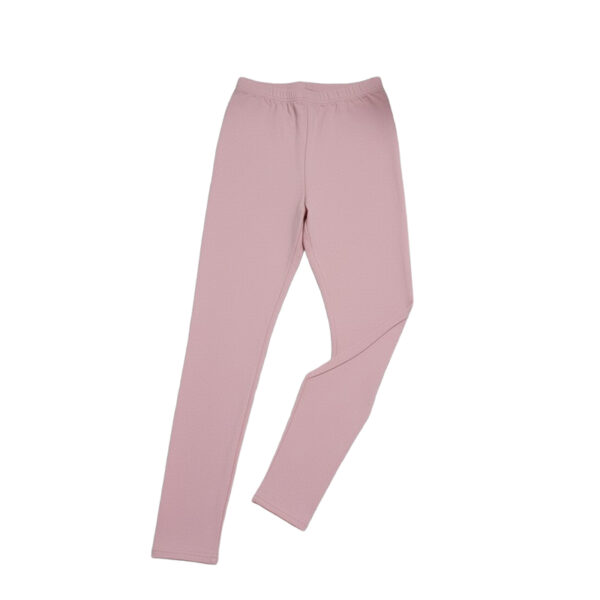 Pack of 1 Pcs ( Baby pink ) Women's Basic Solid Color Cotton Full Length Leggings